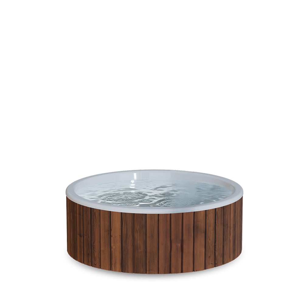 Skonfiguruj niską balię ogrodową z płaskim dnem dla 4–6 osób