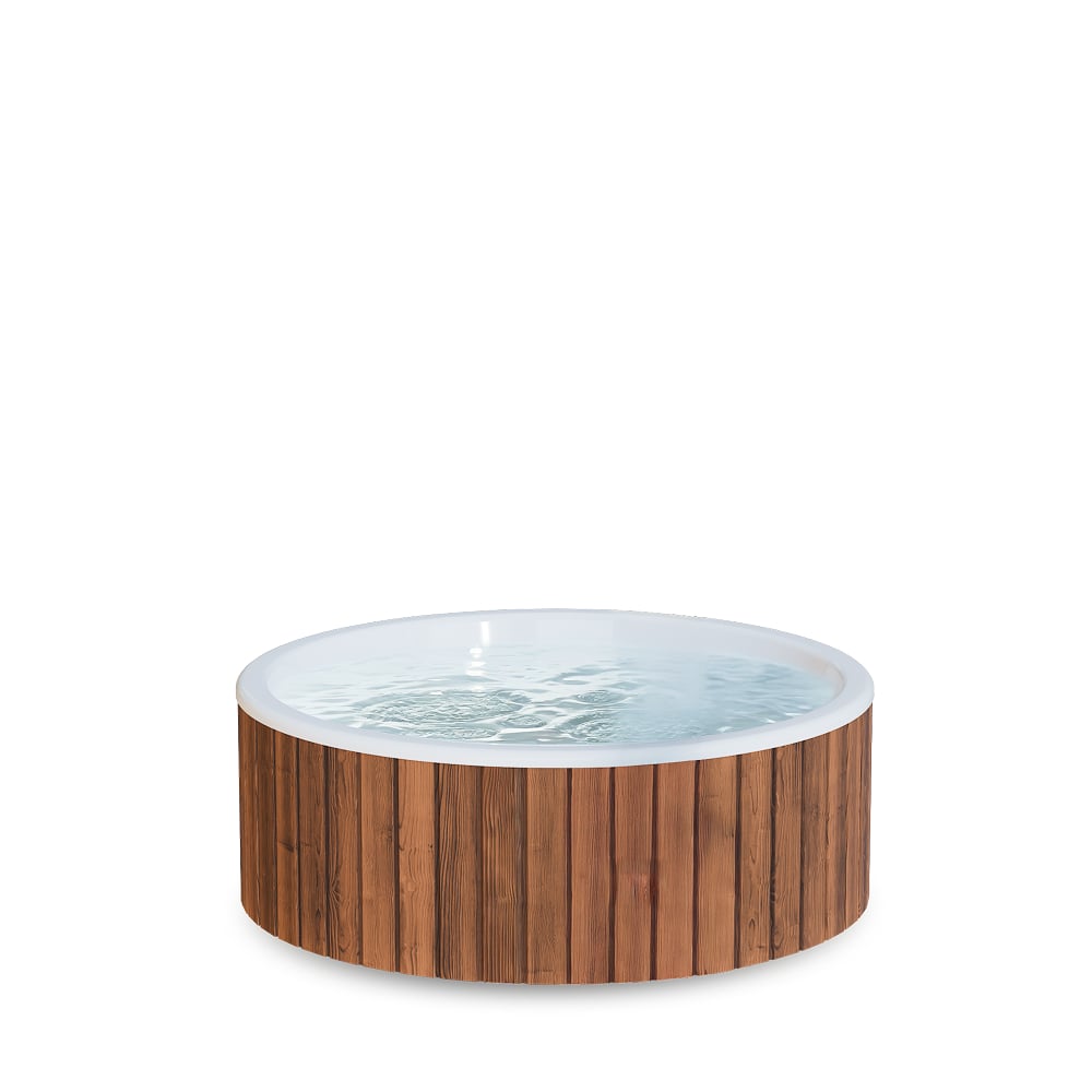 Skonfiguruj niską balię ogrodową z płaskim dnem dla 4–6 osób