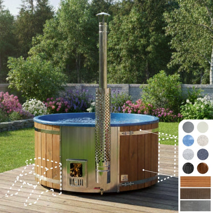 Configure Wood Fired Hot Tub for 4-6  | Integrated Heater