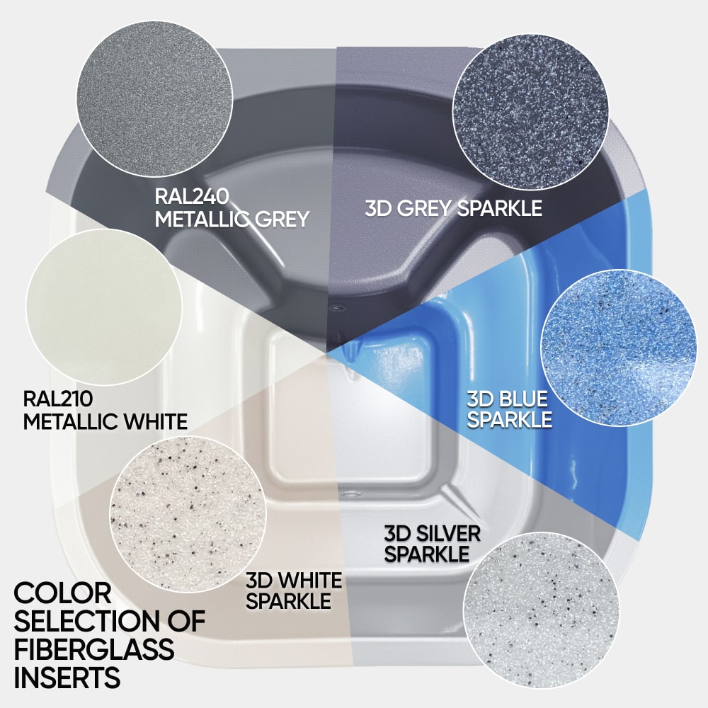 Filtr piaskowy premium kwadratowa balia ogrodowa | zintegrowany piec na drewno | system filtracji | 24 dysze hydromasażowe | dla 4–6 osób