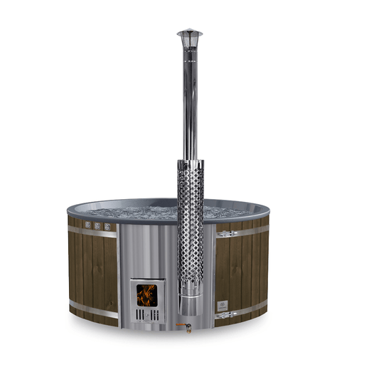 Configure XL Wood Fired Hot Tub for 6-8   | Integrated Heater