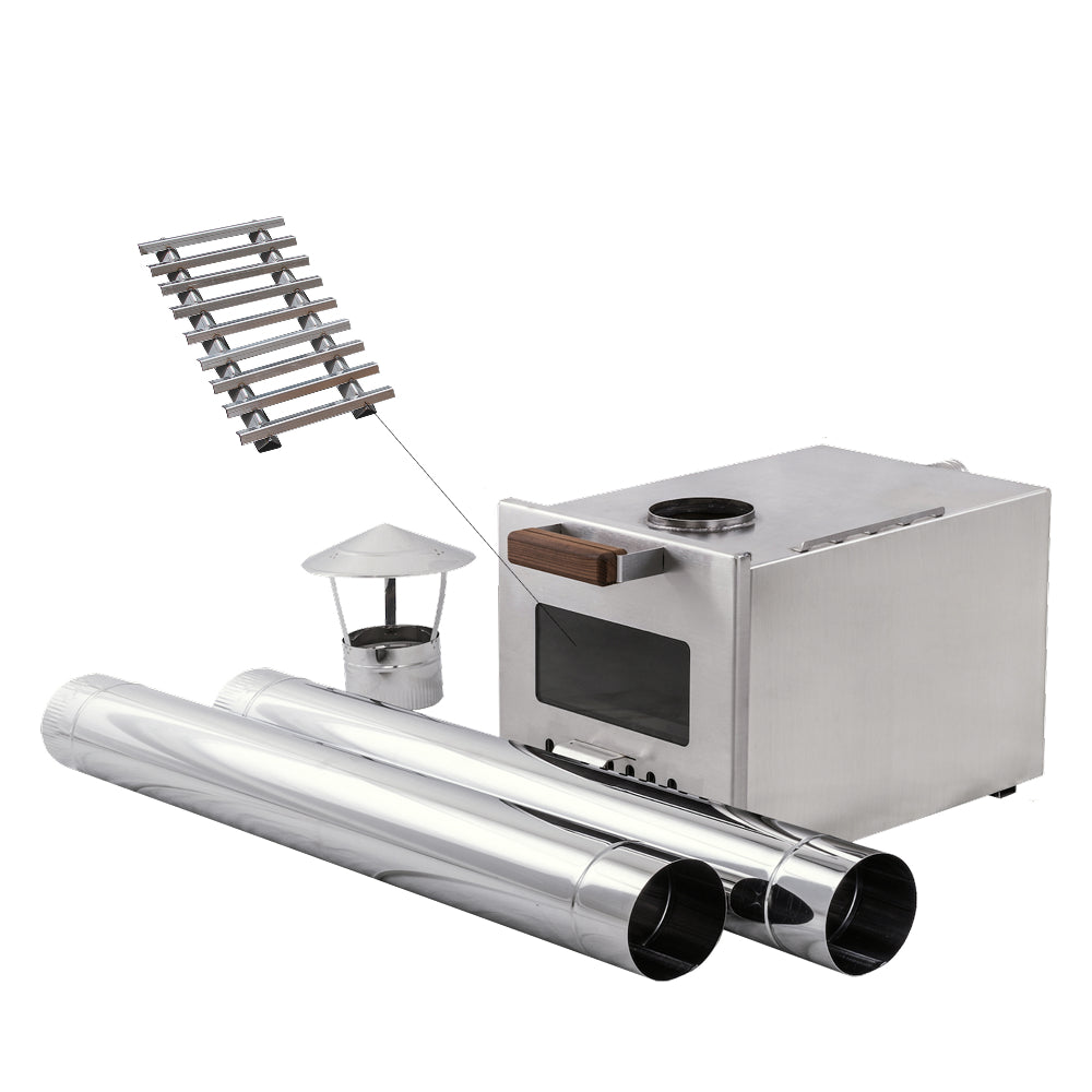 Stove external UKO Fire box Compact for hot tub