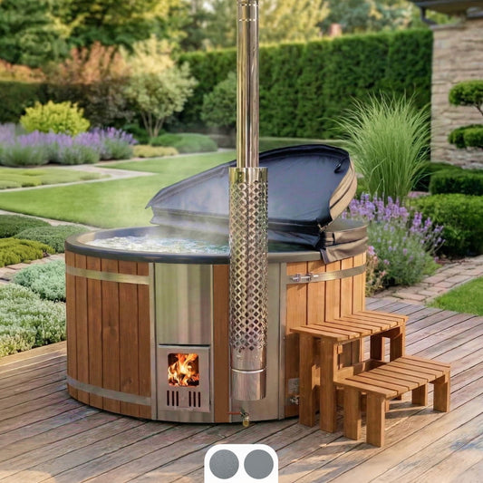 Super oferta balia ogrodowa z hydromasażem, 4–6-osobowa