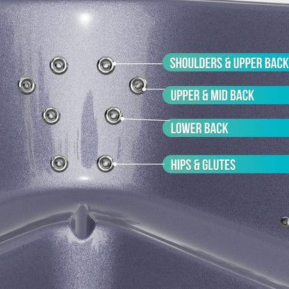 Premium Whirlpool mit Holzofen – 28 Hydro-Jets, Innenofen Horizon | Für 4-8 Personen