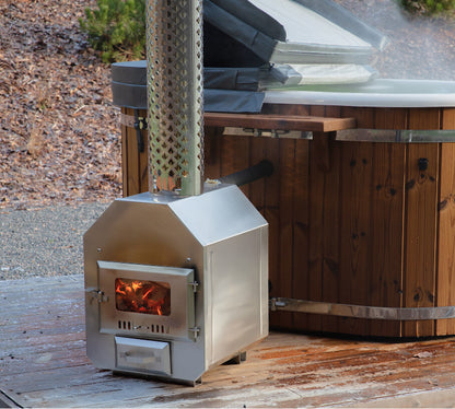 30 kW Stove external UKO Heater Octa M for hot tub | Length 700 mm