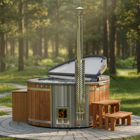 Balia ogrodowa z 24 dyszami hydro | Dla 6-8 osób | Premium filtr piaskowy