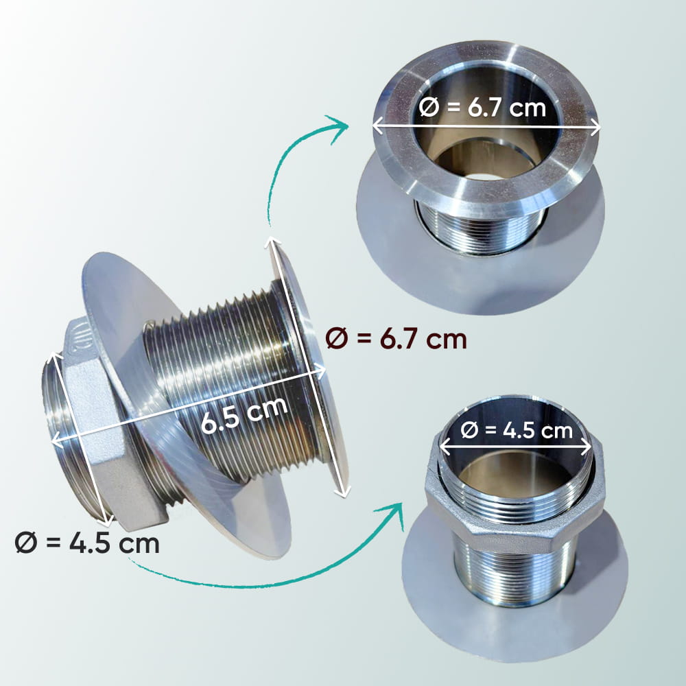 26 kW Piec do balii ogrodowej Pełny zestaw | AISI 304 | UKO Octa S | 500mm